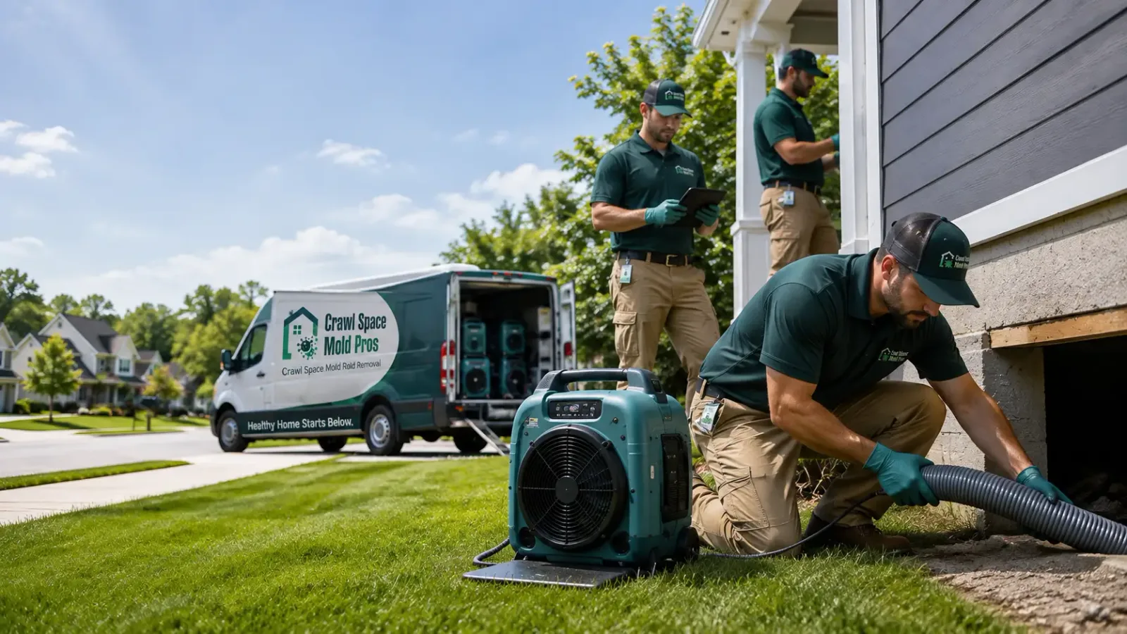 Crawl Space Mold Removal in Aberdeen, OH